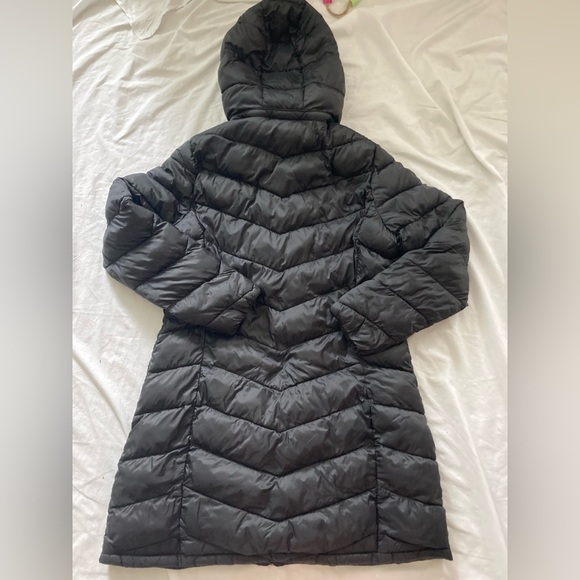 Charter Club Packable Hooded Puffer Coat Size Large Black - Picture 4 of 6